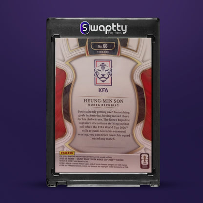 25/26 Panini Select Road To FIFA WC Heung-Min Son — reverso