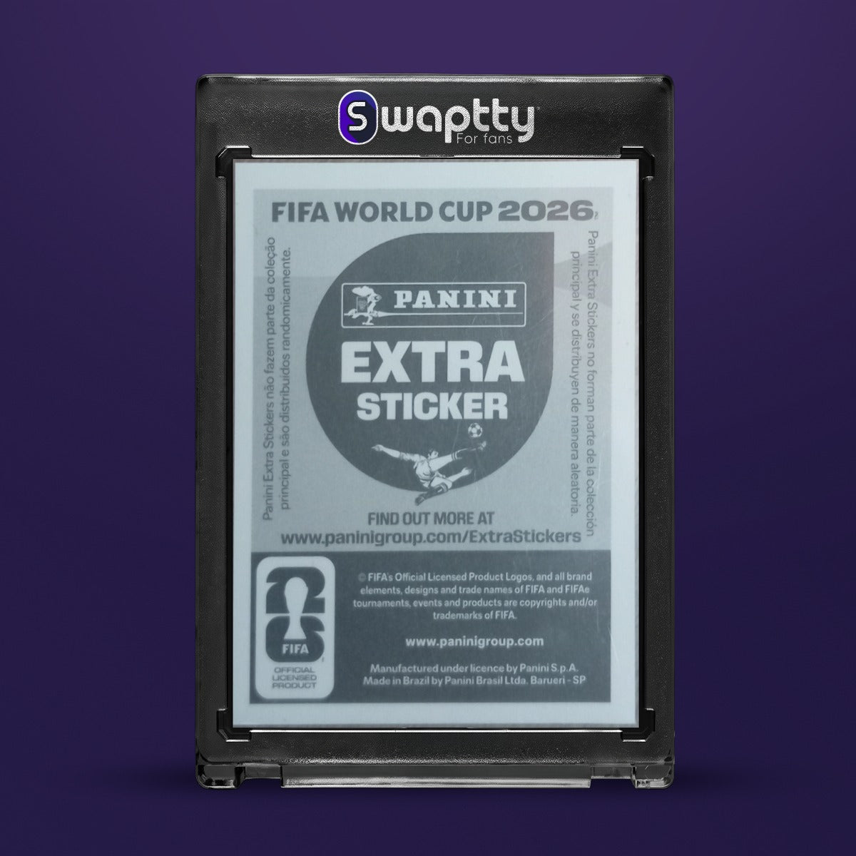 2026 Panini WC Extra Sticker Lamine Yamal Bronce — reverso