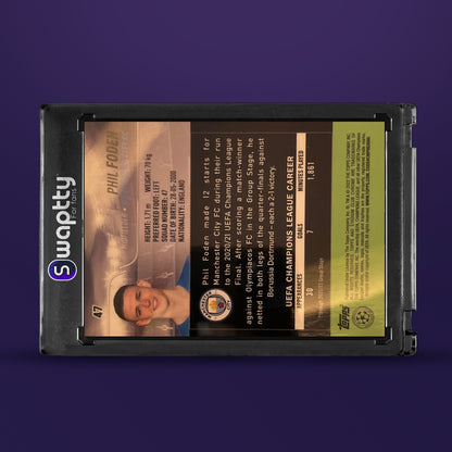 2022 Stadium Chrome Phil Foden — reverso