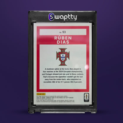 25-26 PANINI DONRUSS WC RUBEN DIAS /270 — reverso