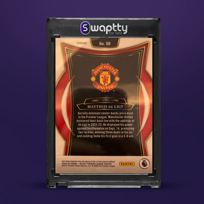 2024-25 Panini Select Matthijs de Ligt — reverso