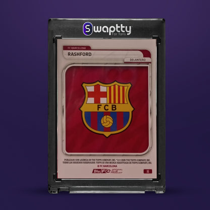 2025 Topps /Rashford Yellow Barcelona 325 — reverso