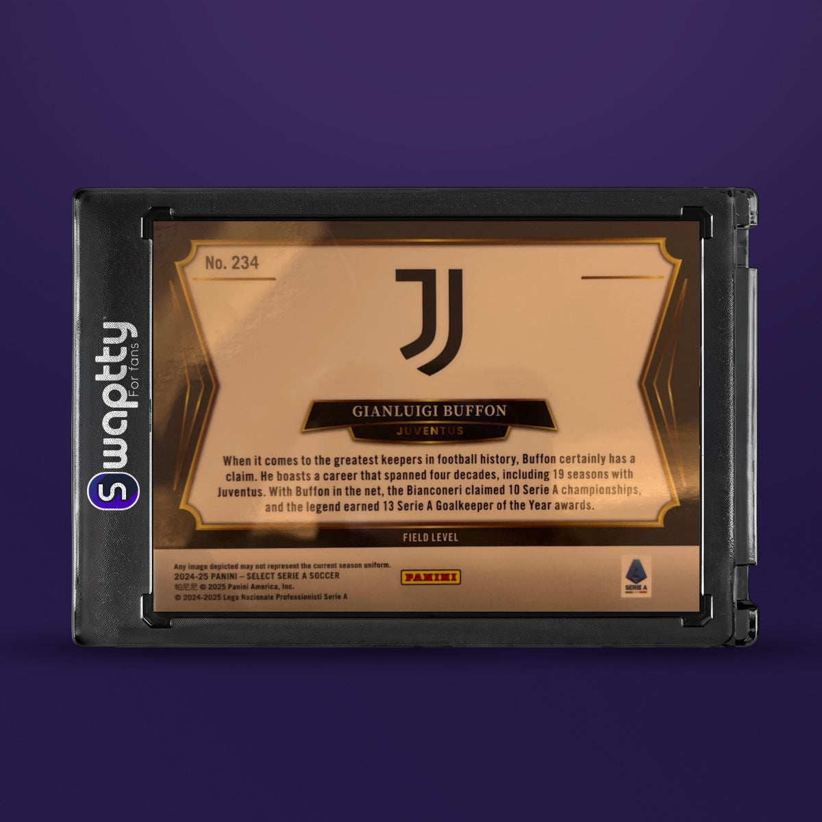2024-25 Panini Select Gianluigi Buffon — reverso