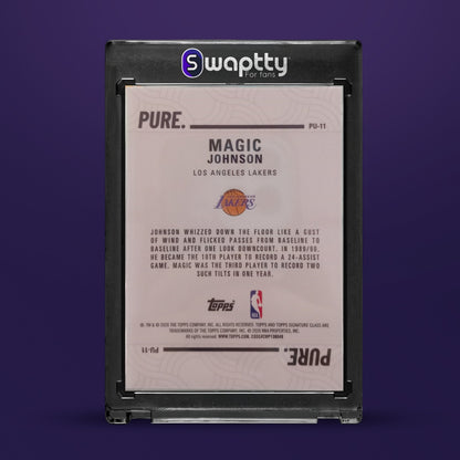 2026 Topps Pure Magic Johnson — reverso