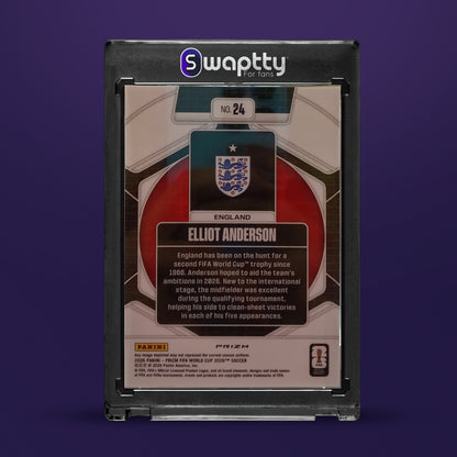 2026 Panini Prizm FIFA WC Elliot Anderson — reverso