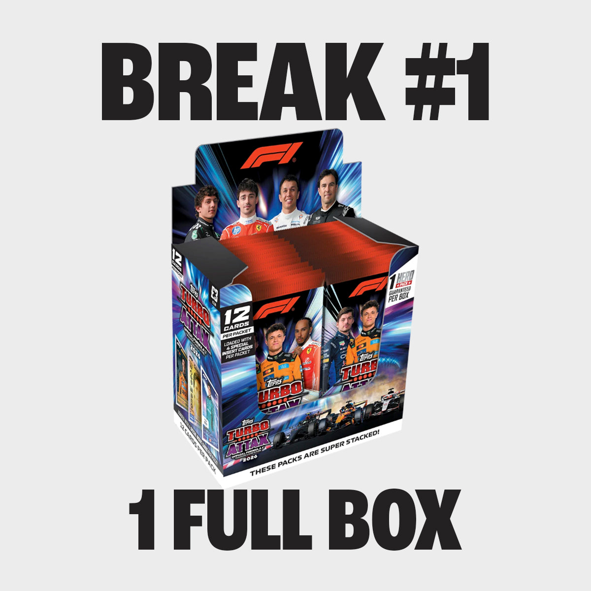 🏎️ BREAK #1 | 2026 Topps Turbo Attax Formula 1 🏁